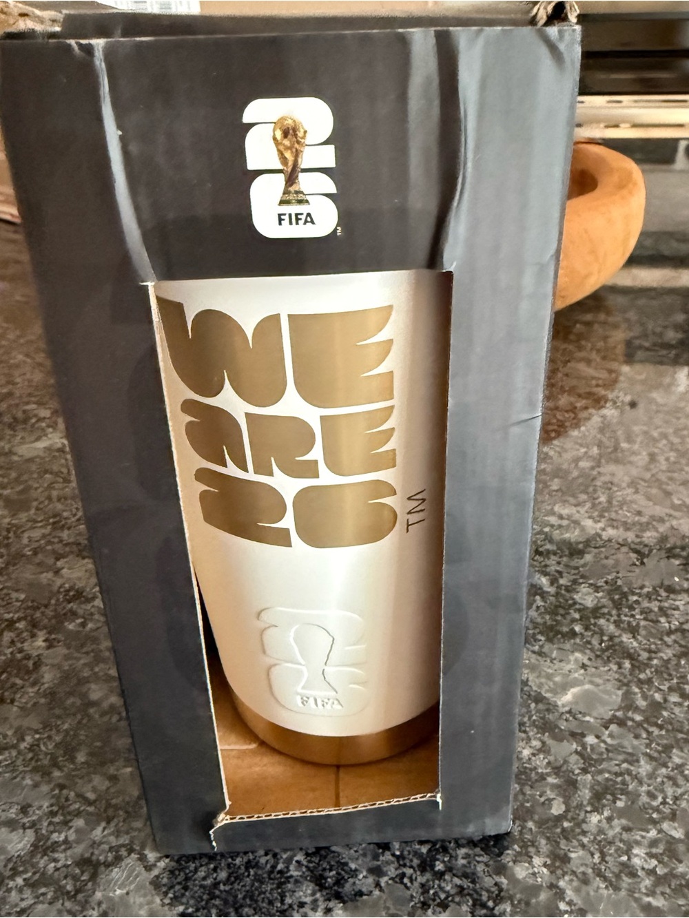 FIFA World Cup 2026 White Tumbler 20 Oz Officially Licensed NWT Stainless w lid